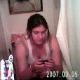 This appears to be a genuine voyeur scene in which a hidden camera records a woman peeing, pooping, and wiping herself in a small bathroom. Audio reveals nice plopping sounds. About 7 minutes. Nice video!